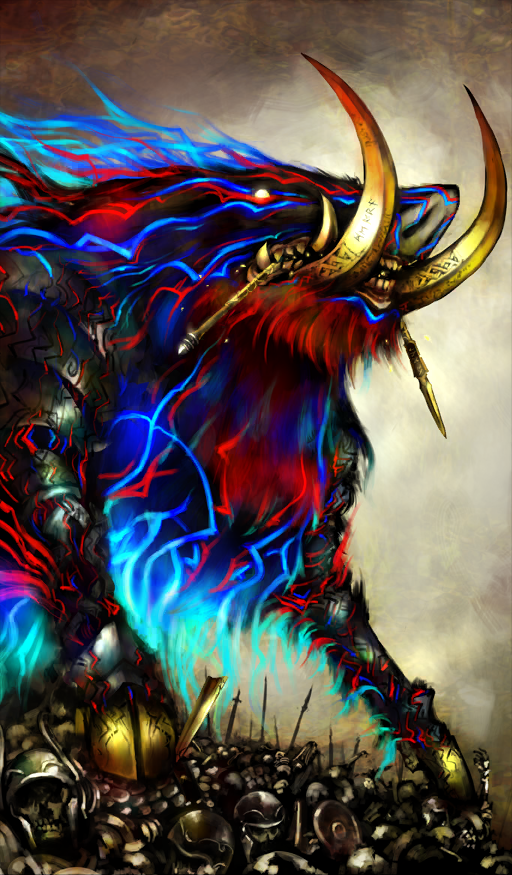 demon boar (fate and 2 more) drawn by pfalz