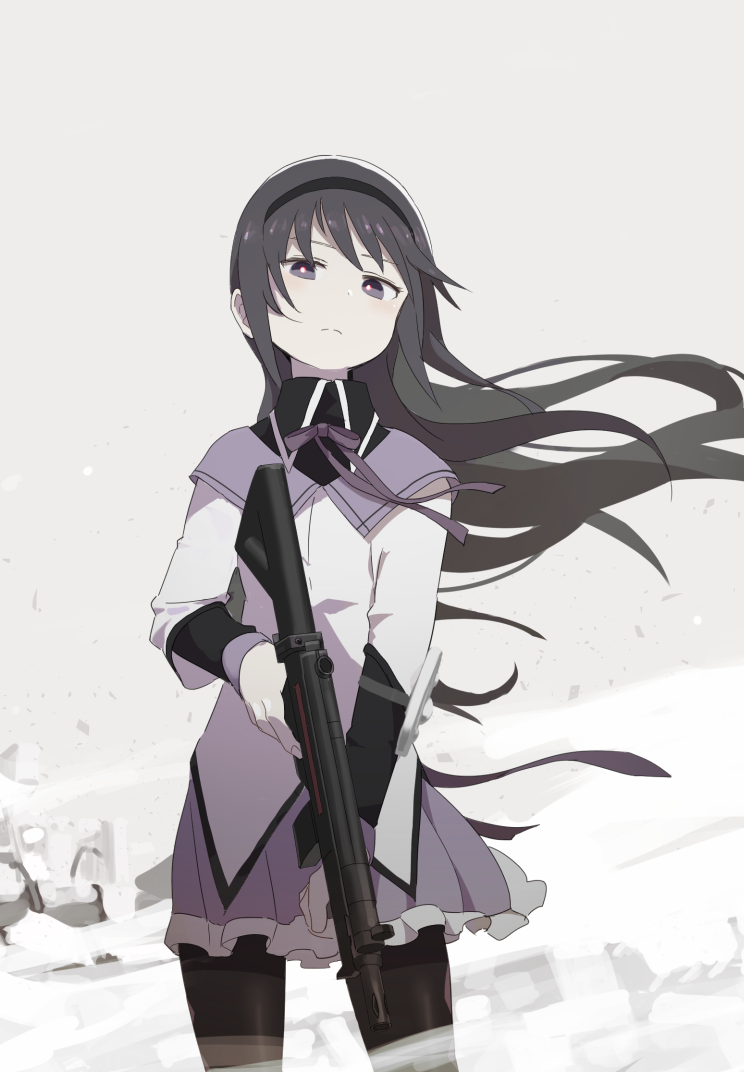 akemi homura (mahou shoujo madoka magica) drawn by samidare_(hoshi)