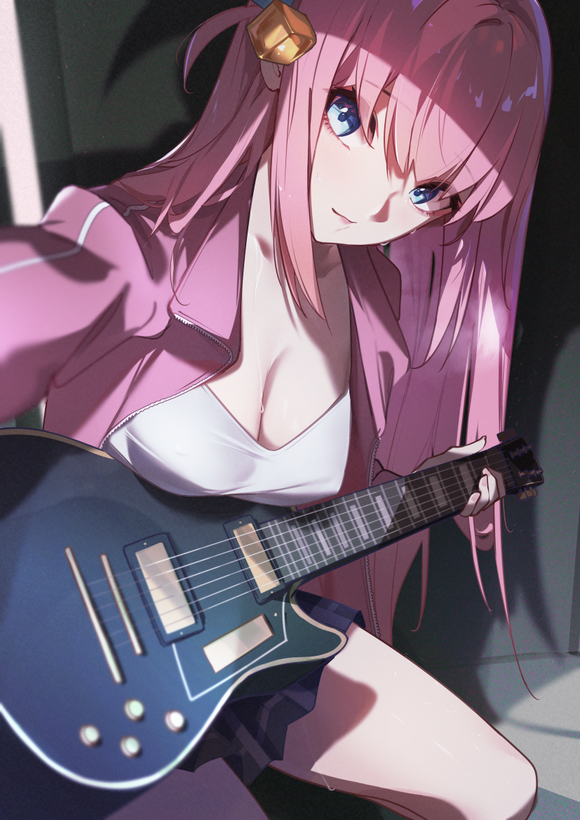 gotoh hitori (bocchi the rock!) drawn by faicha