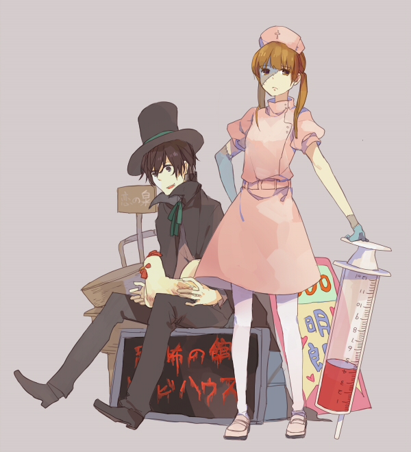 mizutani shizuku and yoshida haru (tonari no kaibutsu-kun) drawn by shrie