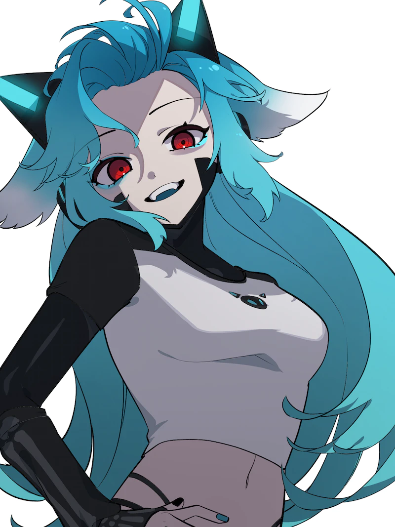 jhinxx (indie virtual youtuber) drawn by akahito_(akaironotanin)