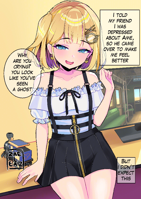 watson amelia (original and 2 more) drawn by jaheterbang