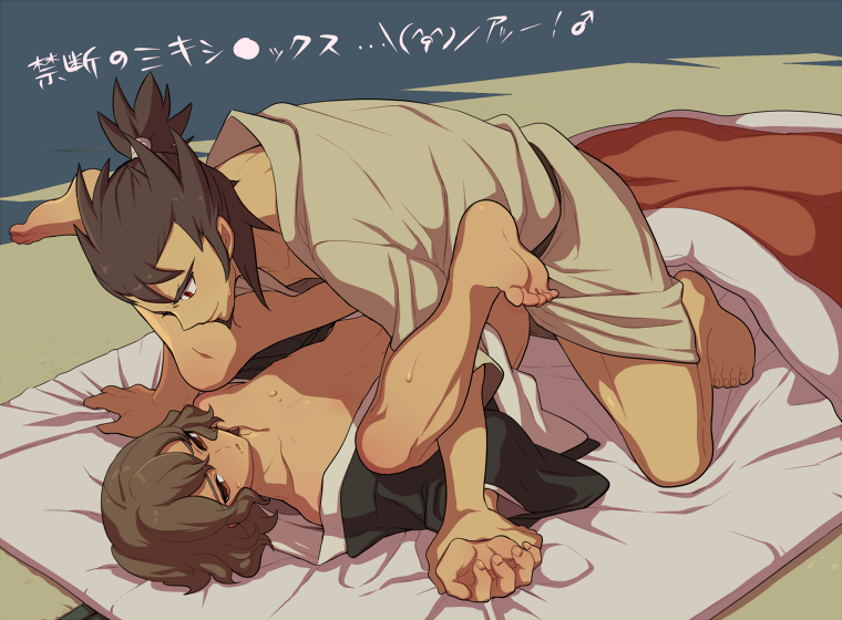 shindou takuto and oda nobunaga (inazuma eleven and 2 more) drawn by kudou_akira