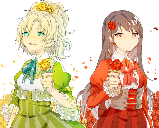 ib and mary (ib) drawn by he_ji_(ryou)
