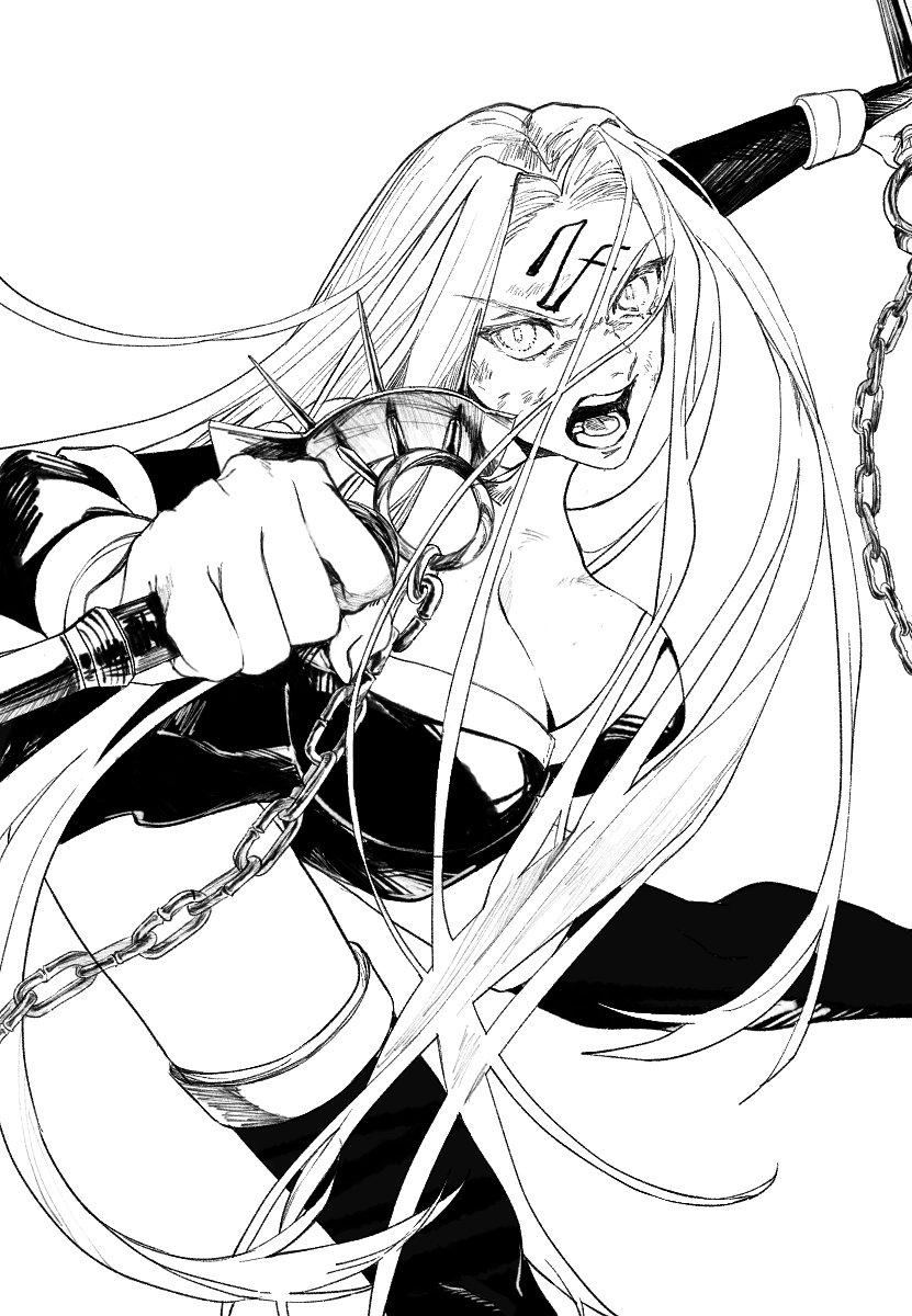 medusa (fate and 2 more) drawn by bakushi_(kaeritai0609)
