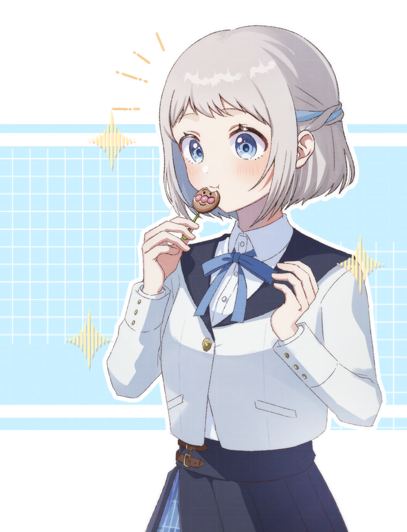 katsuragi lilja and anpanman (idolmaster and 2 more) drawn by shikibi_(hodashin)