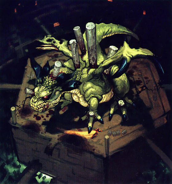 breath of fire and 1 more drawn by yoshikawa_tatsuya