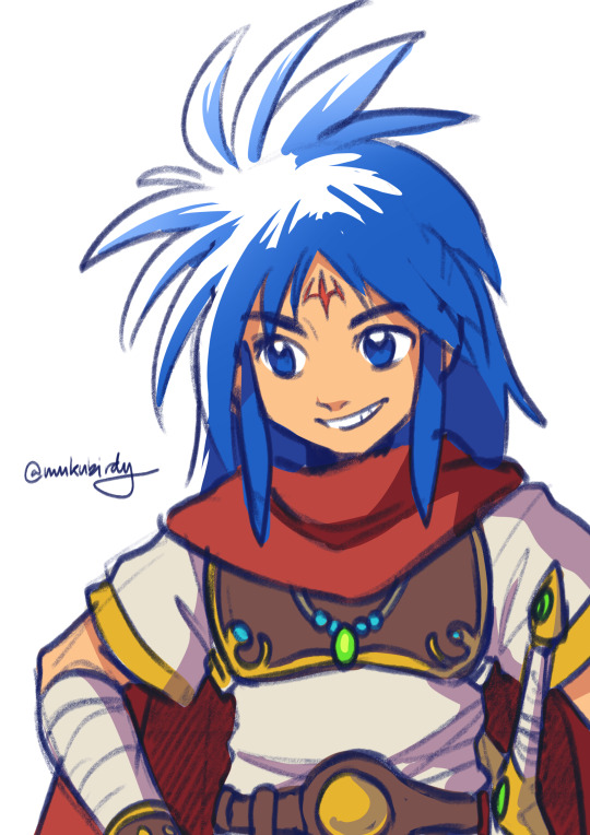 ryu (breath of fire and 1 more) drawn by mukubirdy