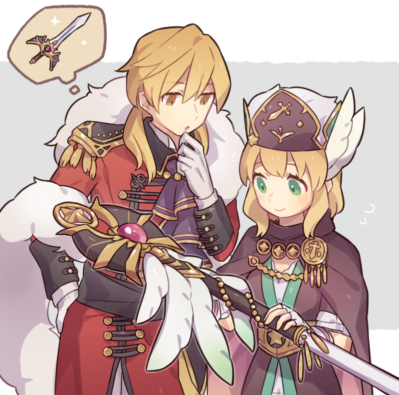 nanna and eldigan (fire emblem and 2 more) drawn by haconeri