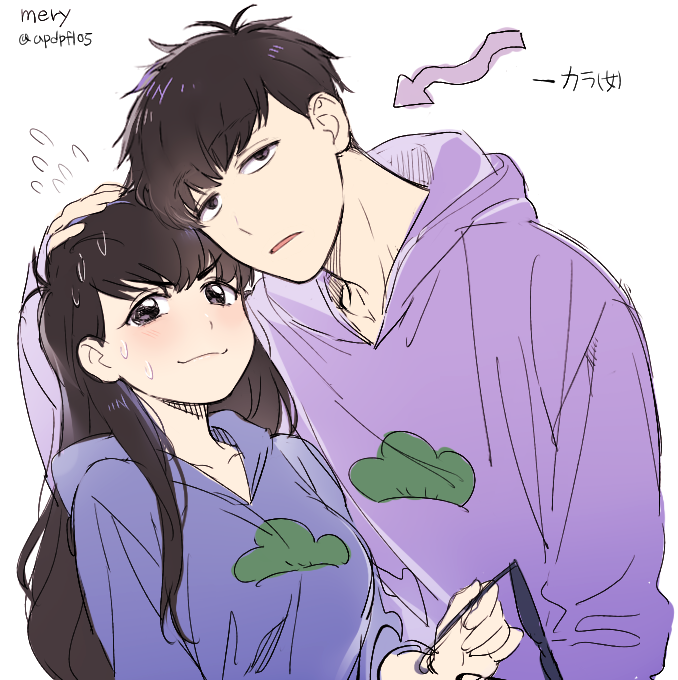 matsuno karamatsu and matsuno ichimatsu (osomatsu and 2 more) drawn by mery_(yangmalgage)
