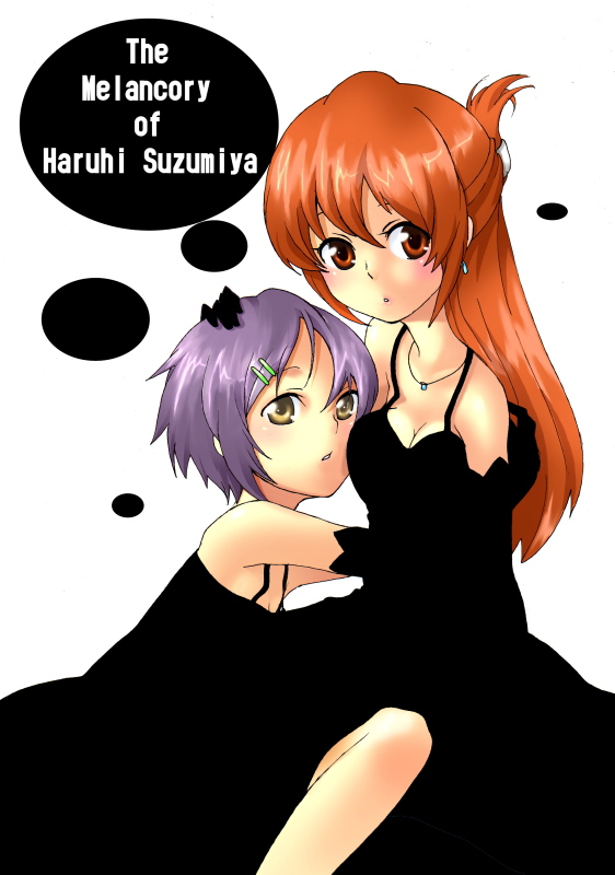 nagato yuki and asahina mikuru (suzumiya haruhi no yuuutsu) drawn by mitsuki_meia