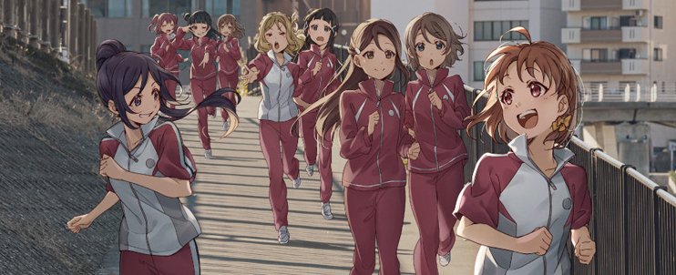 watanabe you, tsushima yoshiko, sakurauchi riko, takami chika, matsuura kanan, and 4 more (love live! and 1 more) drawn by hotechige