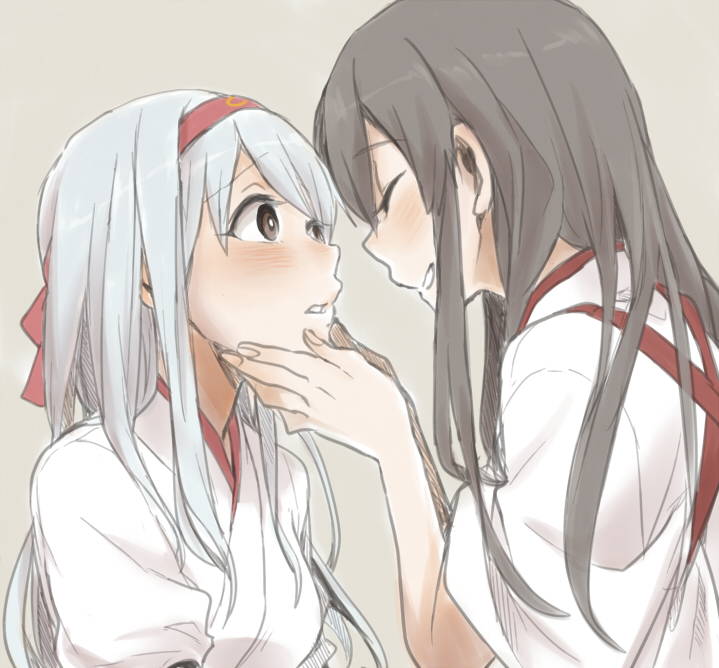 akagi and shoukaku (kantai collection) drawn by ree_(re-19)