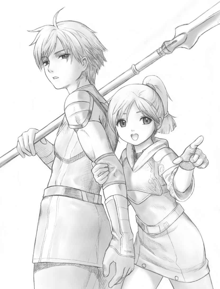 player character and human (lineage and 1 more) drawn by kanzeon