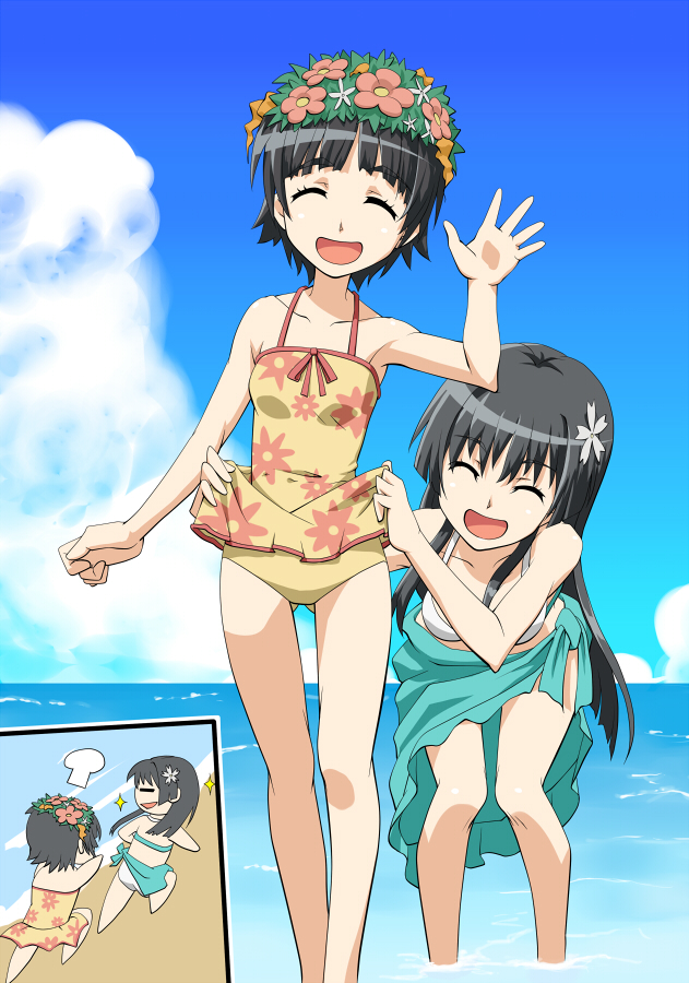saten ruiko and uiharu kazari (toaru majutsu no index and 1 more) drawn by kayaku_(banban)