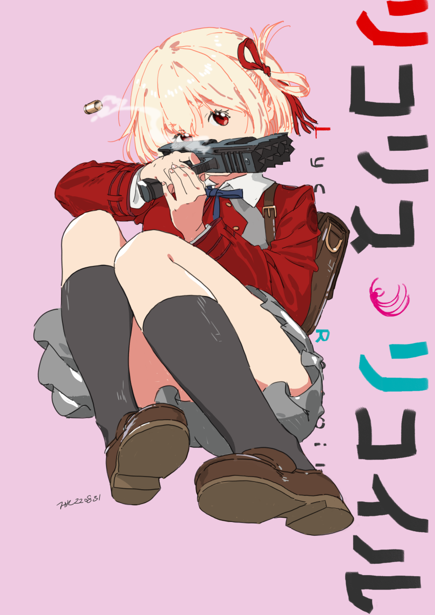 nishikigi chisato (lycoris recoil) drawn by hjl