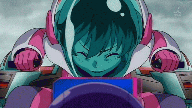 haro, nena trinity, and bad haro (gundam and 1 more)