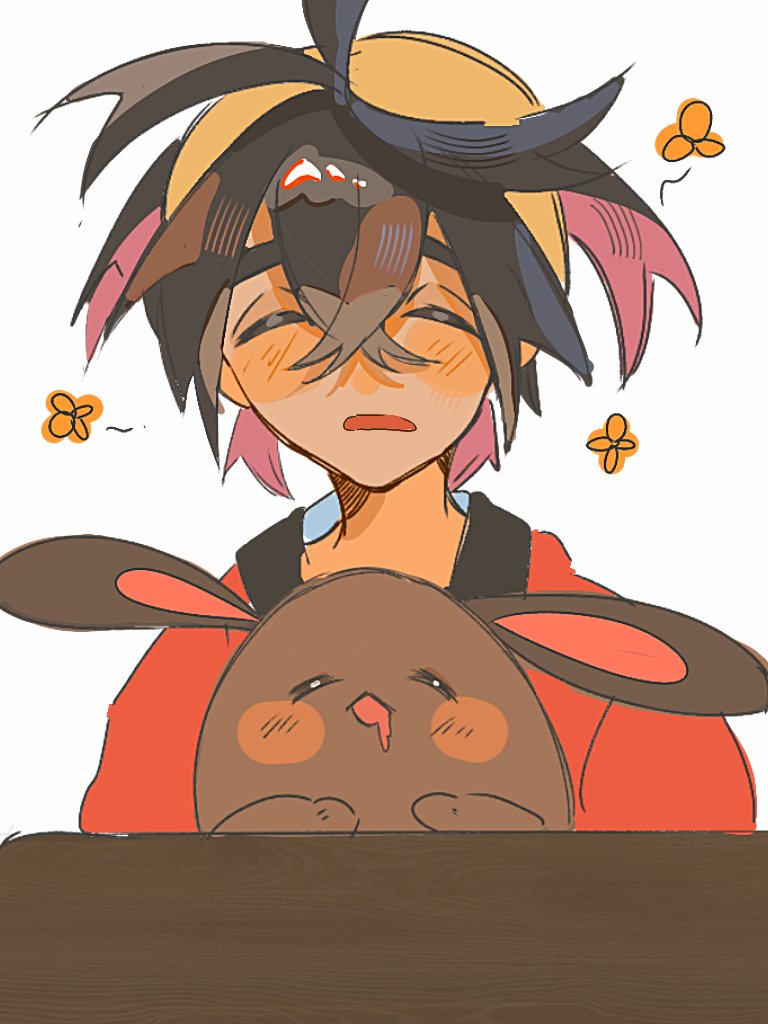 kieran and sentret (pokemon and 1 more) drawn by hami_(3hm6gebdf619771)