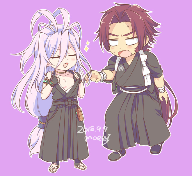 tonbokiri and sengo muramasa (touken ranbu) drawn by moegi_(honey_122)