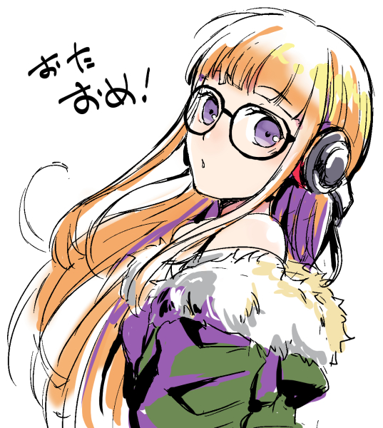 sakura futaba (persona and 1 more) drawn by fujishiro_kei