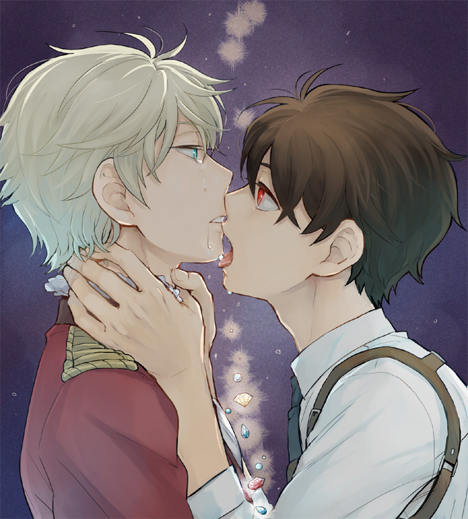 slaine troyard and kaizuka inaho (aldnoah.zero) drawn by m2go