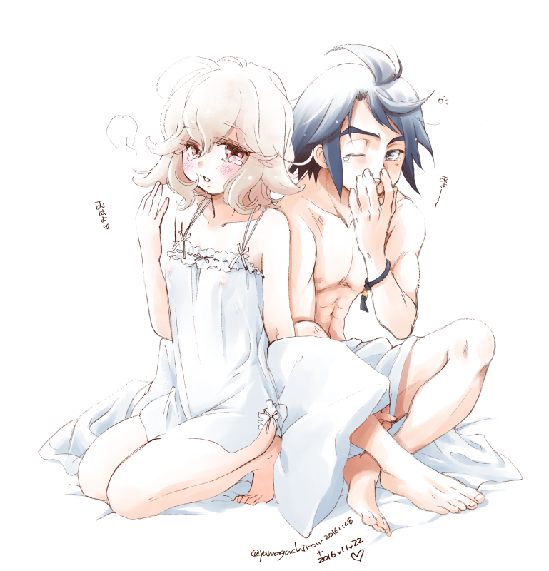 mikazuki augus and atra mixta (gundam and 1 more) drawn by yamaguchi_shinji