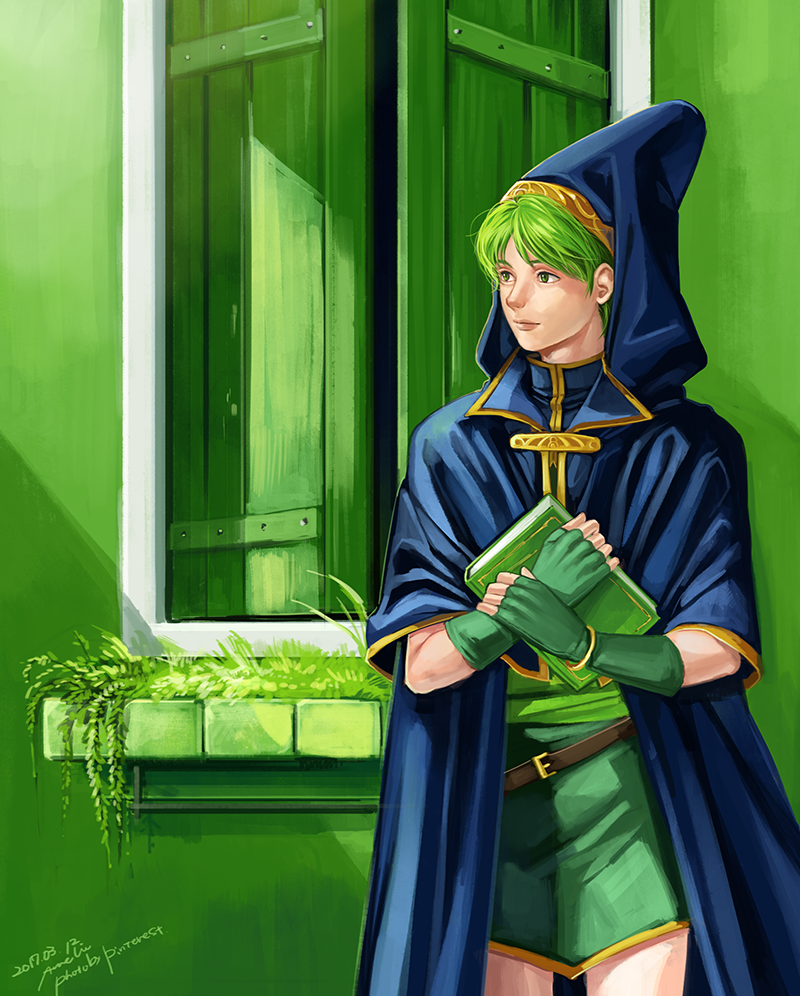 merric (fire emblem and 1 more) drawn by annelie