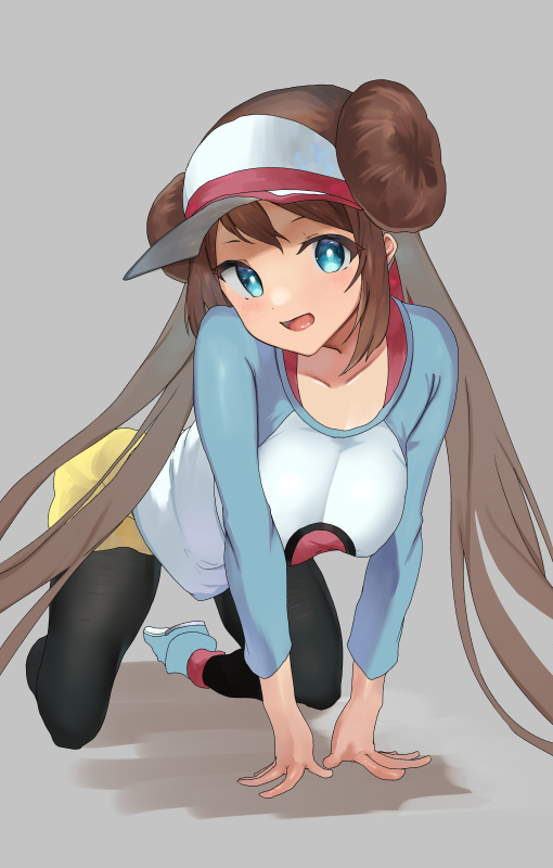 rosa (pokemon and 1 more) drawn by jyu_gorilla