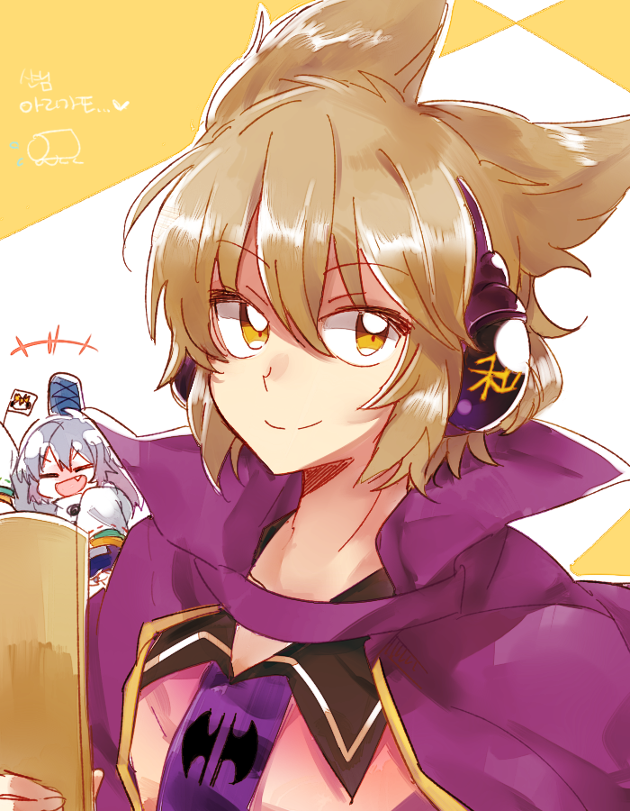 toyosatomimi no miko and mononobe no futo (touhou) drawn by 6_(yuchae)