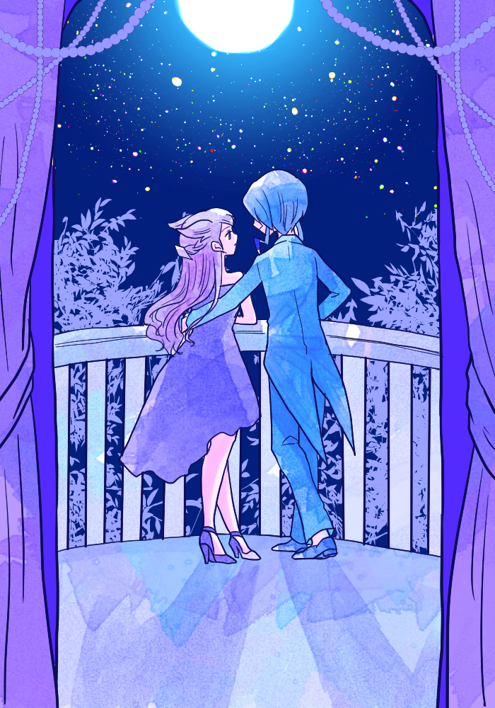 wallace and winona (pokemon and 1 more) drawn by hibikileon