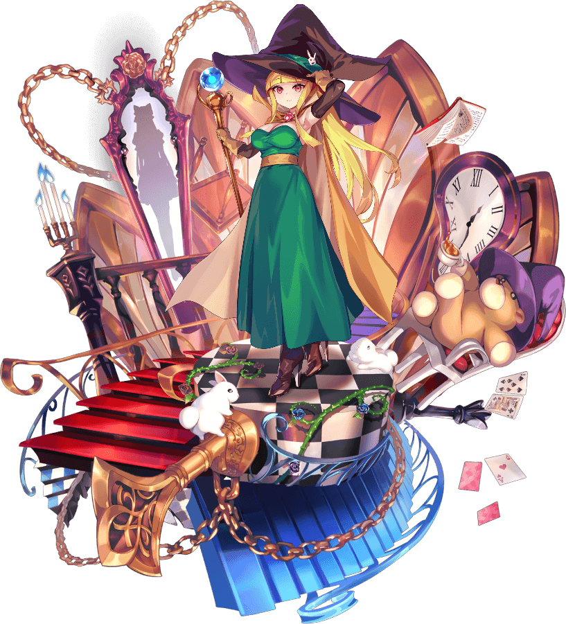 black alice and alicetroemeria (alice's adventures in wonderland and 3 more)