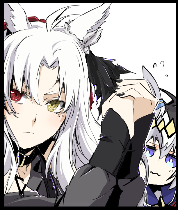 oguri cap and folkqueen (umamusume and 1 more) drawn by akiduki_(gundogs)