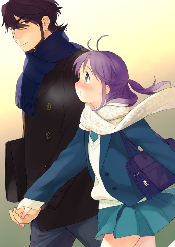 kudou fuyuka and kudou michiya (inazuma eleven) drawn by higebu
