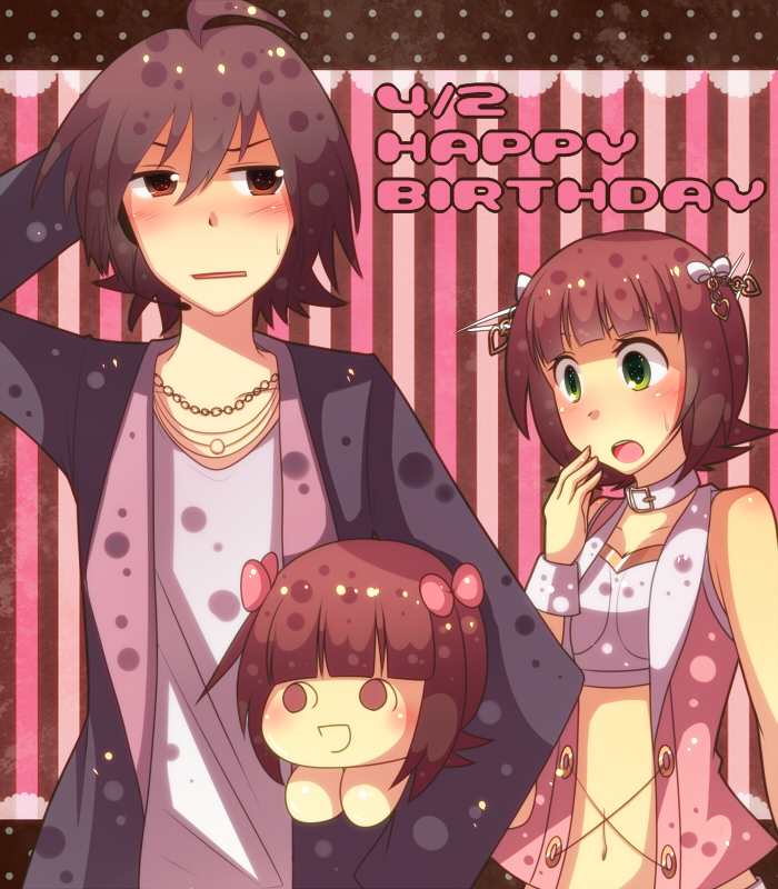amami haruka, nonowa, and amagase touma (idolmaster and 1 more) drawn by yutakichi