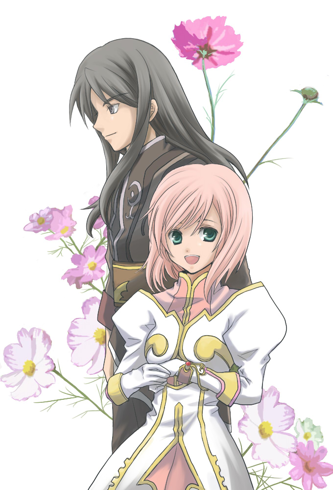 yuri lowell and estellise sidos heurassein (tales of and 1 more) drawn by komaki3