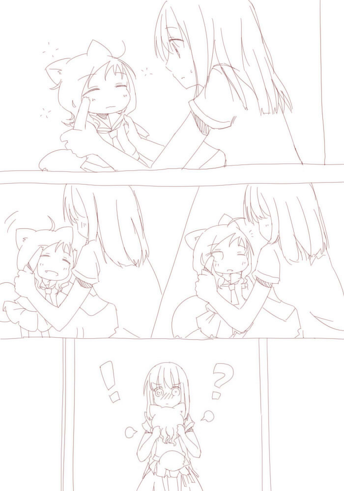 takei hisa and fukuji mihoko (saki) drawn by fud