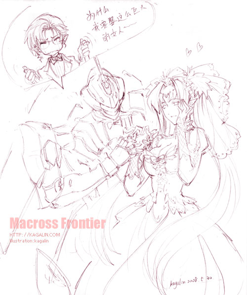klan klein and mikhail buran (macross and 1 more) drawn by kagalin