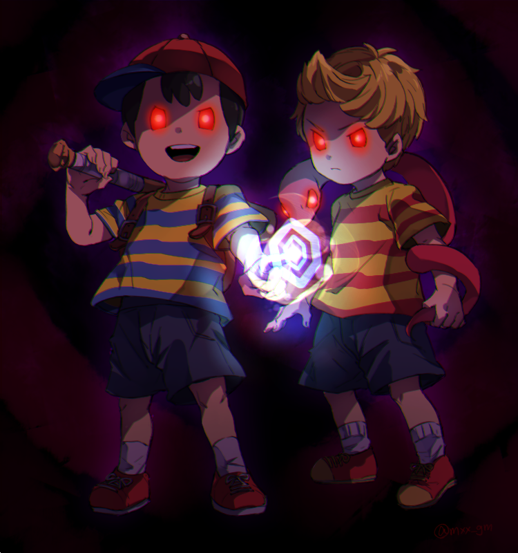 ness, lucas, and rope snake (mother and 2 more) drawn by mimxxpk