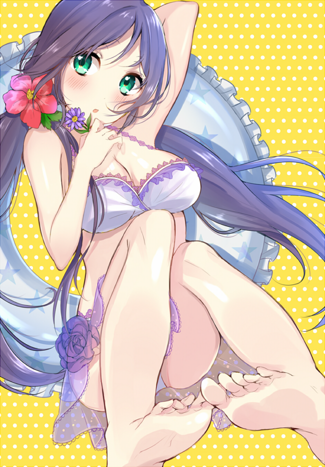 tojo nozomi (love live! and 1 more) drawn by satoimo_chika