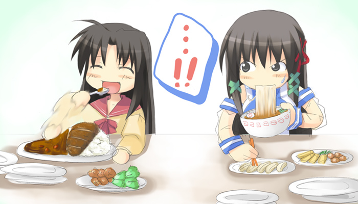 xp-tan and kawana misaki (os-tan and 1 more) drawn by ikujitto