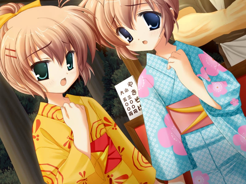mizuki shiori and mizuki saori (hajimete no orusuban and 1 more) drawn by sin-go