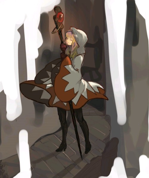 white mage (final fantasy and 1 more) drawn by ddbb