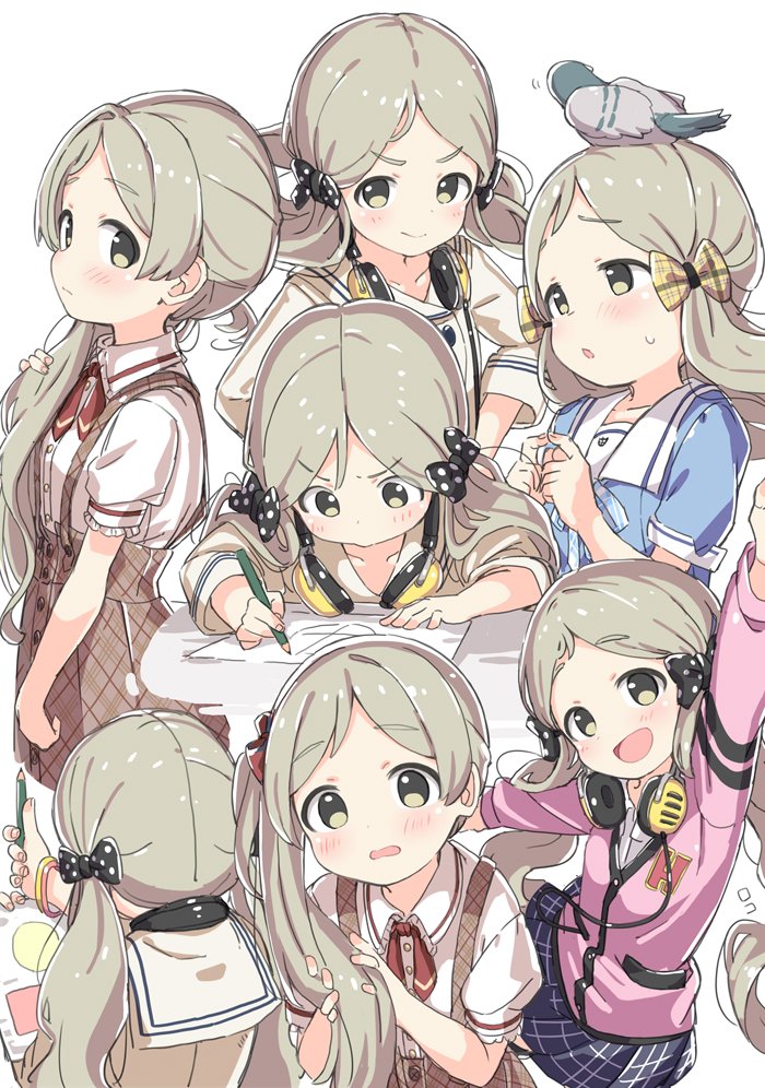 handa roco (idolmaster and 2 more) drawn by kuresuku_(lessons)