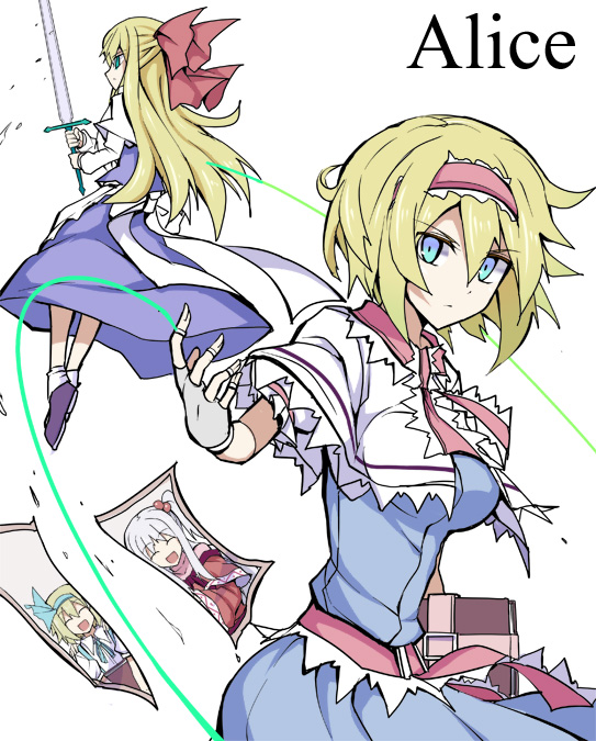 alice margatroid, shanghai doll, and shinki (touhou) drawn by kenuu_(kenny)
