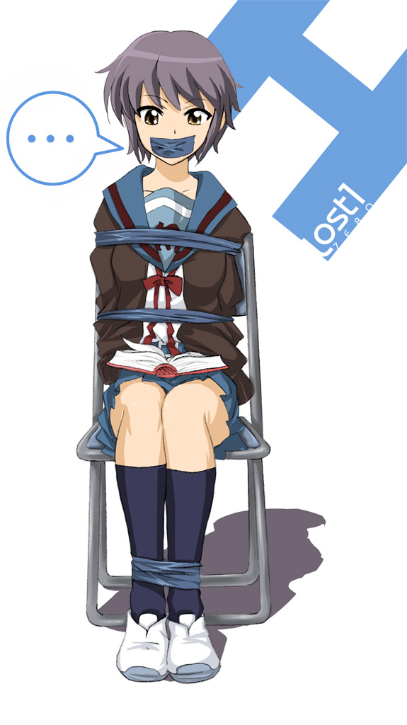 nagato yuki (suzumiya haruhi no yuuutsu) drawn by lost_one_zero