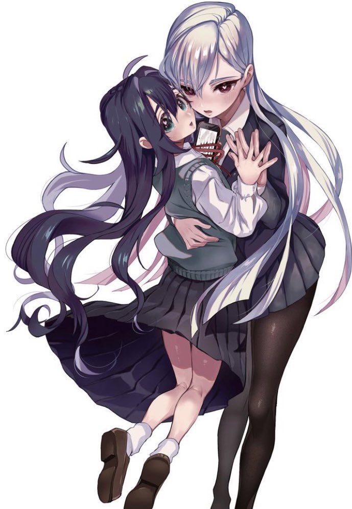 yoshimoto shizuka and eiai nano (kimi no koto ga dai dai dai dai daisuki na 100-nin no kanojo) drawn by nozawa_yukiko