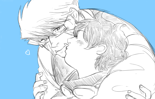 klaus von reinhertz and leonardo watch (kekkai sensen) drawn by nore_(boosuke)