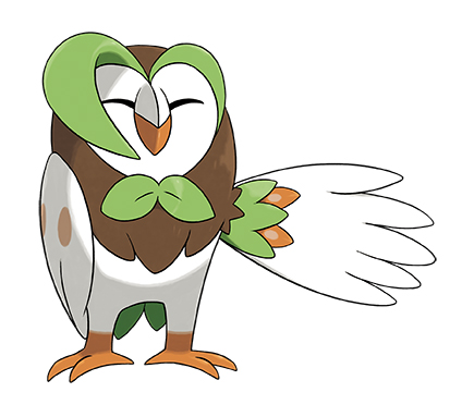dartrix (pokemon) drawn by sugimori_ken