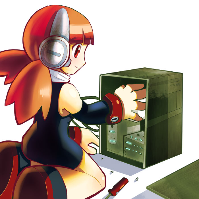 call and call h (mighty no. 9) drawn by pontata