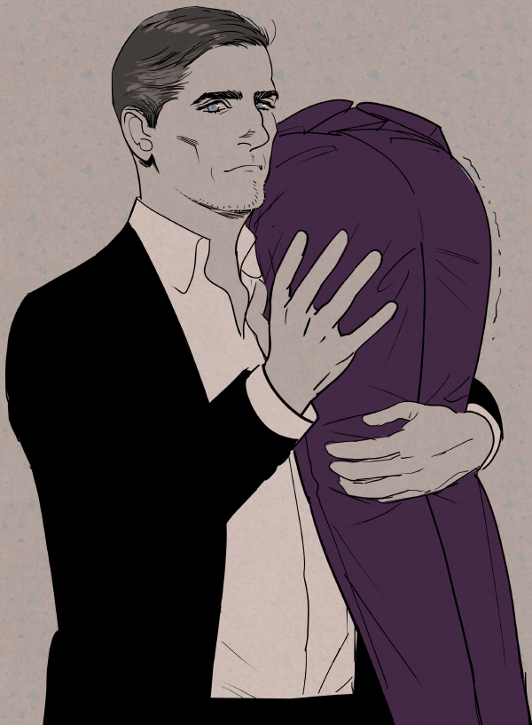 john reese and harold finch (person of interest) drawn by tabomi